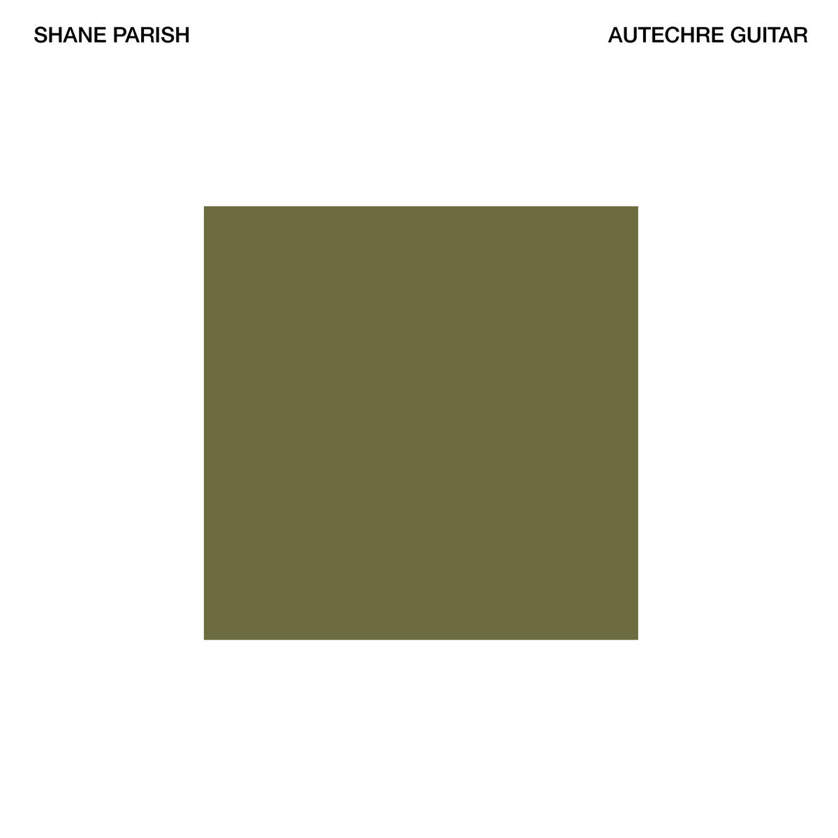 Shane Parish - Autechre Guitar 2LP