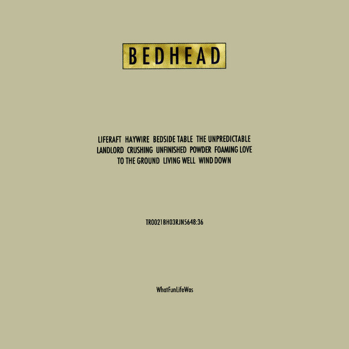 Bedhead - WhatFunLifeWas LP