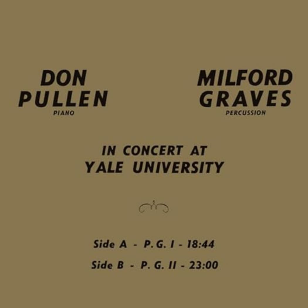 Milford Graves Don Pullen - In Concert At Yale University LP