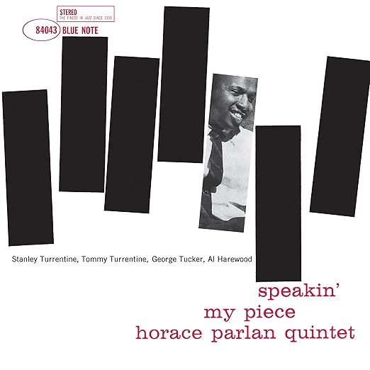 The Horace Parlan Quintet - Speakin' My Piece LP