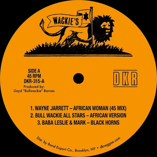 Wayne Jarrett / Baba Leslie - African Woman (45 Mix)/45 Dub/Horns Cut 12"