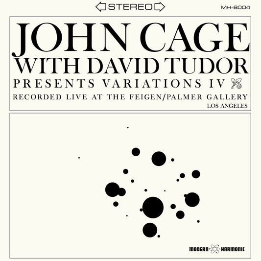 John Cage w/ David Tudor - Variations IV LP