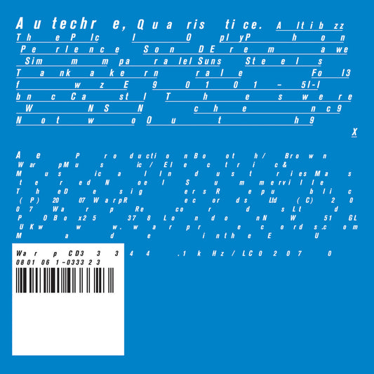 Autechre - Quaristice 2LP