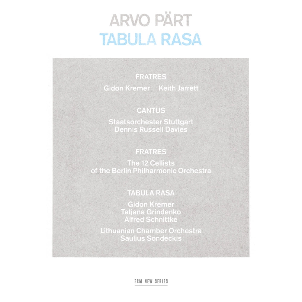 Arvo Part - Tabula Rasa LP